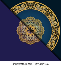 Luxury background with mandala. Vector illustration. Ornament elegant invitation wedding card , invite.