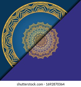 Luxury background with mandala. Vector illustration. Ornament elegant invitation wedding card , invite.