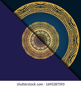 Luxury background with mandala. Vector illustration. Ornament elegant invitation wedding card , invite.