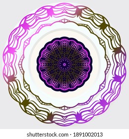 Luxury background with mandala. Vector illustration. Ornament elegant invitation wedding card , invite.