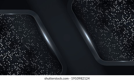 Luxury background with modern concept spark. Elegant illustration spark with light effect. Vector black space graphic design.