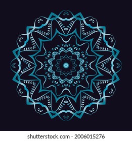 Fondo de lujo Nuevo diseño Mandala 