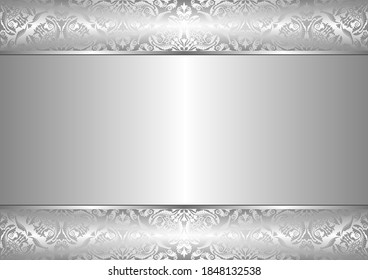 luxury background with old fashioned pattern and copy space