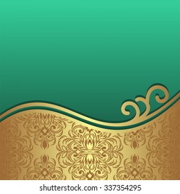Luxury Background with ornamental Border