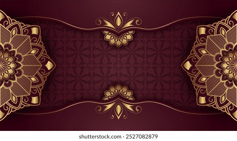 Luxury background with ornamental mandala