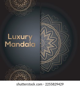 Luxury background ornamental Mandala design