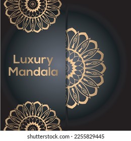 Luxury background ornamental Mandala design