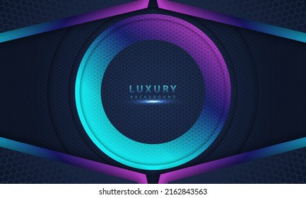 luxury background overlap layer on dark space