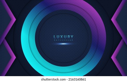 luxury background overlap layer on dark space