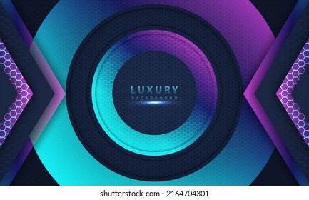 luxury background overlap layer on dark space