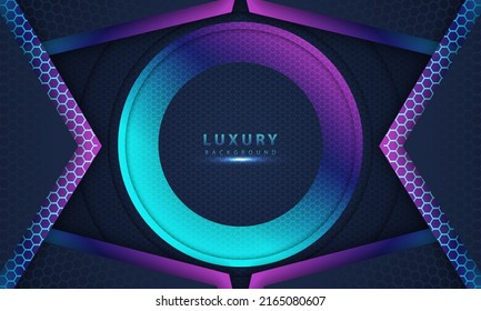 luxury background overlap layer on dark space