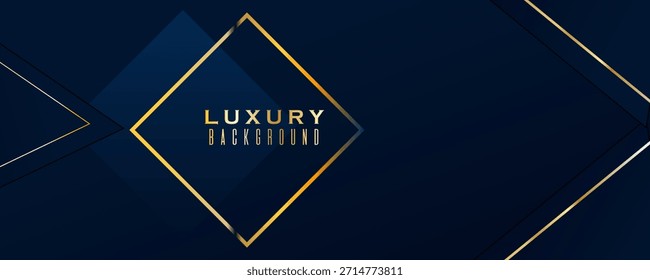 Luxuriöser Hintergrund überlagert blaue Schicht mit glänzenden quadratischen goldenen Effekt . Einfaches Design, Web