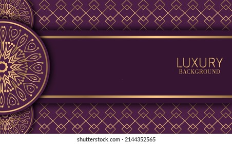 diseño de fondo de lujo con vector púrpura y dorado. fondo para banner, fondo de pantalla
papel de pared