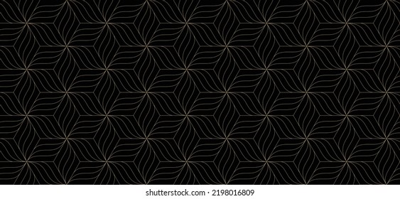 Luxury background pattern seamless geometric line abstract gold color design. Christmas background vector.