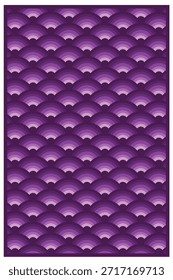 Arte vectorial de diseño abstracto de círculo de línea geométrica sin costuras de patrón de fondo de lujo