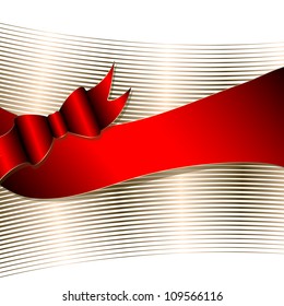 Luxury background with ribbon (also available jpg version)