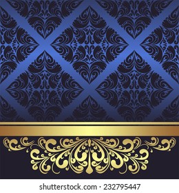 Luxury Background with rich golden Border
