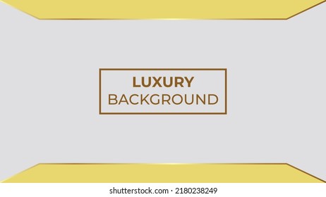Luxury Background with silver and gold colors, easy to edit