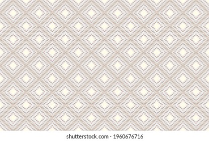 Luxury background in soft colors with small pearls and rhombuses. Seamless vector illustration. 