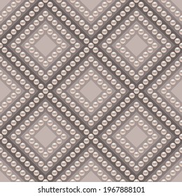 Luxuriöser Hintergrund in sanften Farben mit kleinen Perlen und Hombussen. Nahtlose Vektorgrafik. 