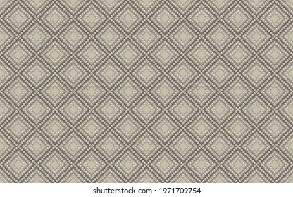 Luxury background in soft colors with small pearls and rhombuses. Seamless vector illustration. 