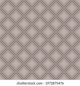 Luxury background in soft colors with small pearls and rhombuses. Seamless vector illustration. 