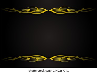 Luxury background template with golden abstract floral. Eleant and beauty with modern design. Can be used for important events.Eps 10.