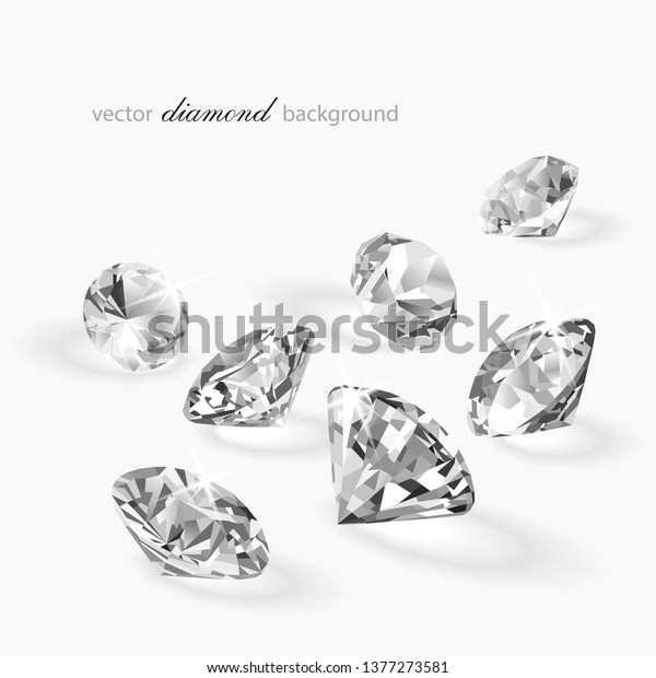 Luxury Background Vector Diamonds Modern Design Stock Vector Royalty