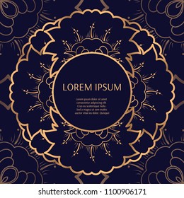 Luxury background vector. Floral royal pattern frame. Flower design for beauty spa salon flyer, wedding party invitation, save the date, anniversary, birthday greeting, holiday card template.