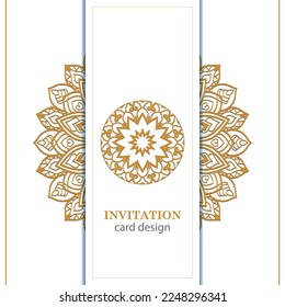 luxury background vector  with golden mandala islamic background ,Greeting card, banner, poster. Traditional Islamic holy holiday