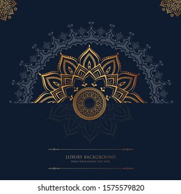 Luxury background vector. Islamic paisley mandala royal pattern card template. Ethnic design for Ramadan, Christmas party, New year holiday, beauty spa salon, wedding invitation, save the date.