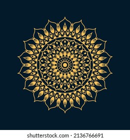 Luxury background vector mandala vector in illustration premium vector graphic design and digital art Premium Vector