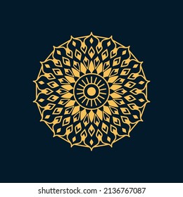 Luxury background vector mandala vector in illustration premium vector graphic design and digital art Premium Vector