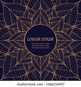 Luxury background vector. Peacock feathers floral royal pattern card template. Vintage flowers design for Christmas party invitation, New year holiday, beauty spa, wedding, save the date, birthday.