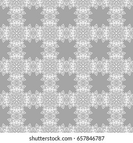 luxury background. vintage style seamless pattern. monochrome color. vector illustration. for design, wallpaper, fabric