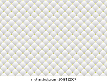 Luxury background with yellow beads. Vector illustration. 