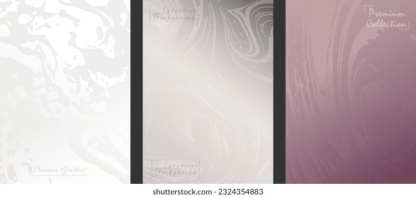 Diseño de fondo de lujo. Colección de plantillas premium para el diseño de postales, invitaciones, empaque, saludos e ideas creativas