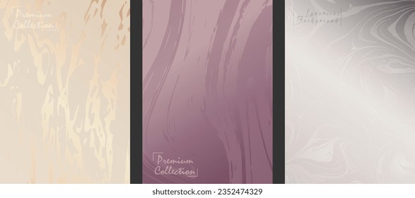 Diseño de fondo de lujo. Colección de plantillas premium para el diseño de postales, invitaciones, empaque, saludos e ideas creativas