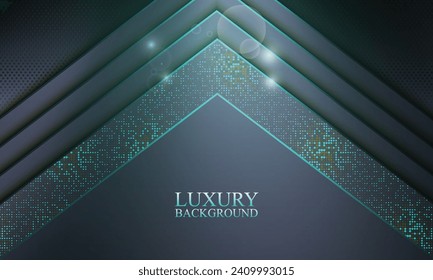 Luxury banner background. Vector illustration.