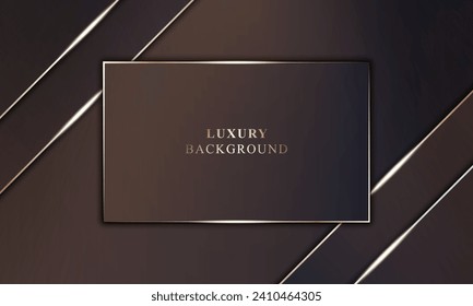 Fondo de banner de lujo. Ilustración vectorial.