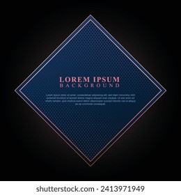 Luxury banner background. Vector illustration.