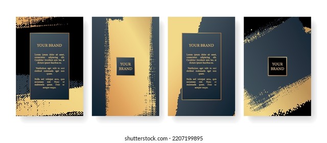 Luxury Banner Design Set Creative Art Stock Vector (Royalty Free ...