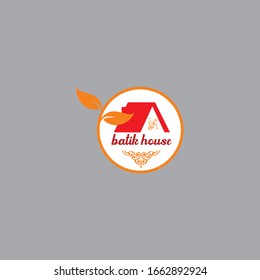 luxury batik house indonesian company logo design