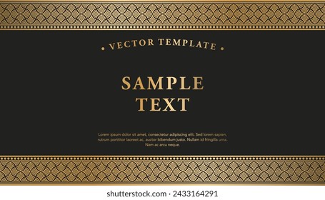 Luxus Batik Traditional nahtlose Muster Hintergrund mit einem dekorativen Rahmen und einem Platz für Text