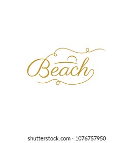 luxury beach word