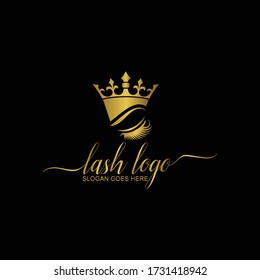 Luxury Beauty Eye Lashes Logo Design