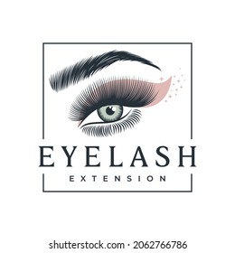 Luxury Beauty Eye Lashes Logo