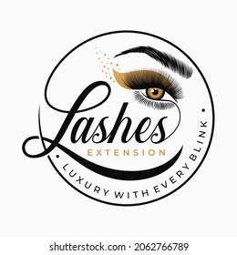 Luxury Beauty Eye Lashes Logo