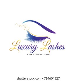 Luxury Beauty Eye Lashes Logo