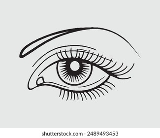 Luxury beauty eyelashes extension icon set logo design, Beauty makeup eyes, eyelash, fashion female face on poster, A beautiful make-up, Digital.eps
